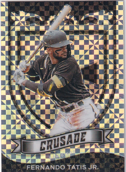 2021 CHRONICAL CRUSADE #5 FERNANDO TATIS JR X FRACTOR- SAN DIEGO PADRES