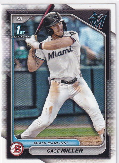 2024 BOWMAN #BD-64 GAGE MILLER- MIAMI MARLINS