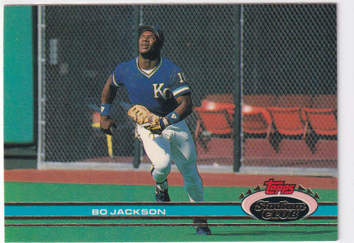1991 TOPPS STADIUM #224 BO JACKSON- KANSAS CITY ROYALS