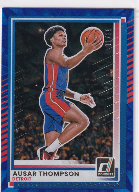 2025-26 DONRUSS #112 AUSAR THOMPSON 1/35 EXPLOSION- DETROIT PISTONS