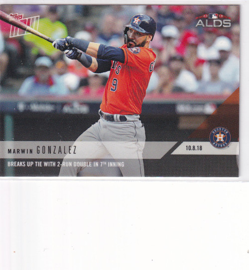 2018 TOPPS NOW #862 MARWIN GONZALEZ- HOUSTON ASTROS