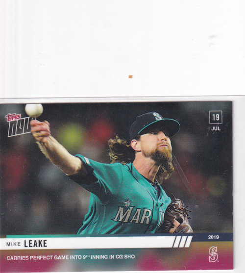 2019 TOPPS NOW #538 MIKE LEAKE- SEATTLE MARINERS