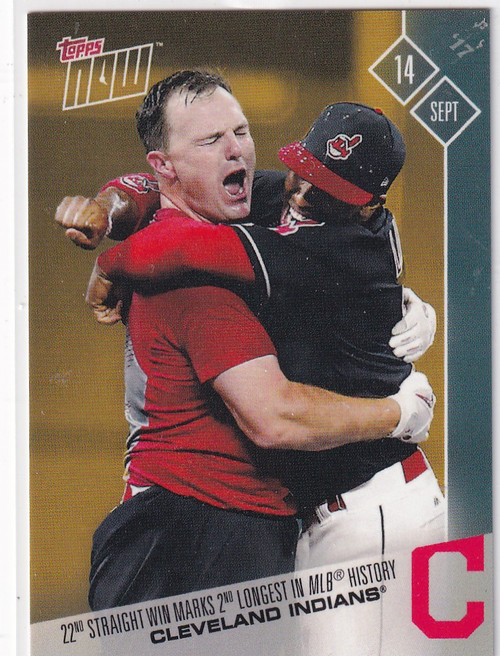 2017 TOPPS NOW #22WS CLEVELAND GUARDIANS- CLEVELAND GUARDIANS