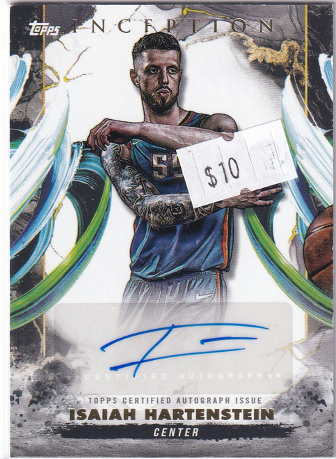 2025 TOPPS INCEPTION #AC-IH ISAIAH HARTENSTEIN AUTO- OKLAHOMA CITY THUNDER