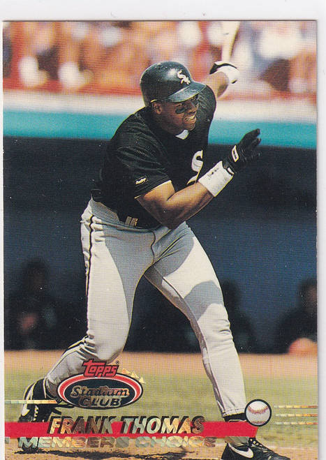 1993 TOPPS STADIUM #746 FRANK THOMAS- CHICAGO WHITE SOX
