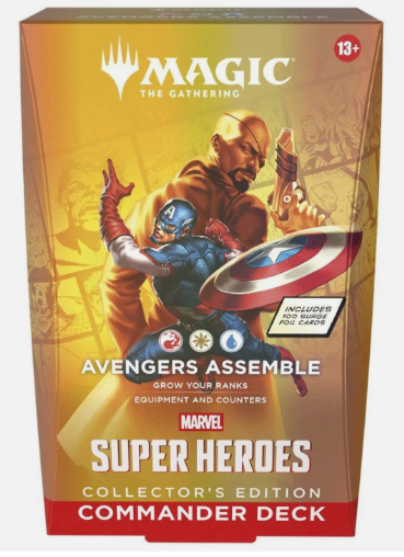 Magic The Gathering: - Marvel Super Heroes Avenger Assemble Collector's Commander Box