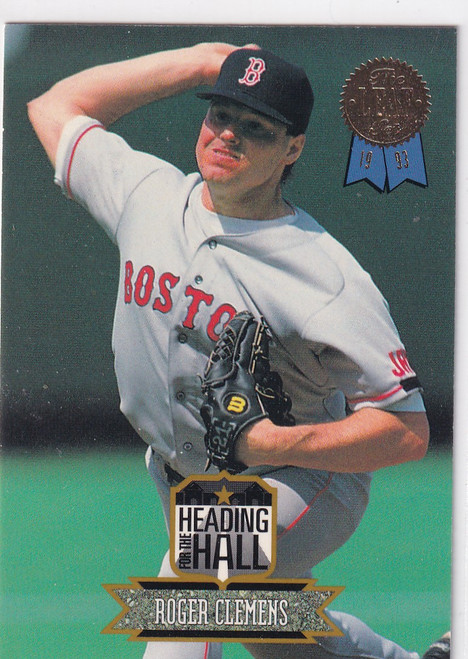 1993 LEAF #6 ROGER CLEMENS HEADING FOR THE HALL- BOSTON RED SOX
