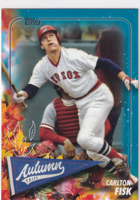 2024 TOPPS #AT-14 CARLTON FISK AUTUMN TALES- BOSTON RED SOX