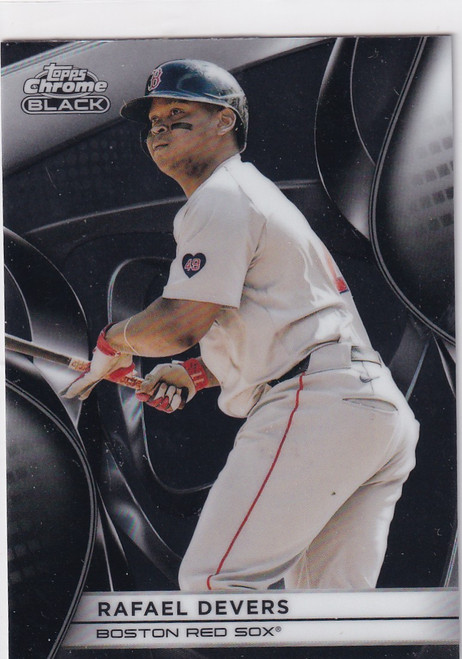 2025 TOPPS CHROME BLACK #4 RAFAEL DEVERS- BOSTON RED SOX