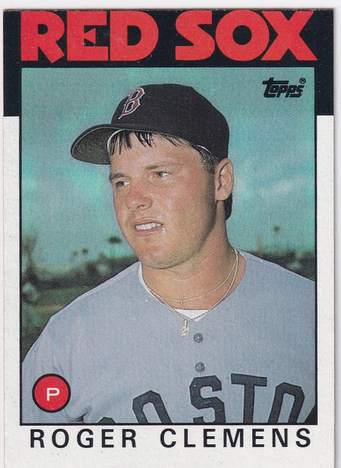 1986 TOPPS #661 ROGER CLEMENS- BOSTON RED SOX