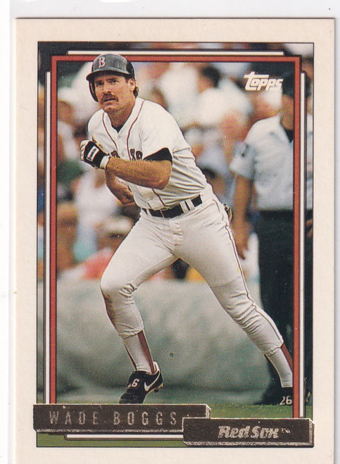 1992 TOPPS #10 WADE BOGGS- BOSTON RED SOX