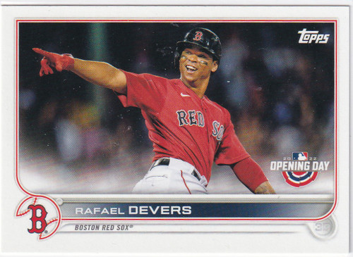 2022 TOPPS OPENING DAY #213 RAFAEL DEVERS- BOSTON RED SOX