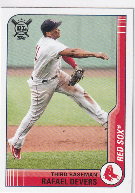 2021 TOPPS BIG LEAGUE #180 RAFAEL DEVERS- BOSTON RED SOX