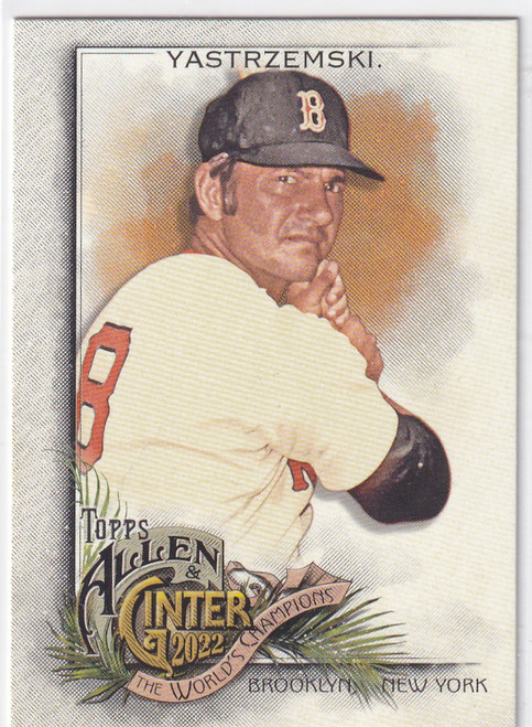2022 TOPPS ALLEN & GINTER #144 CARL YASTRZEMSKI- BOSTON RED SOX