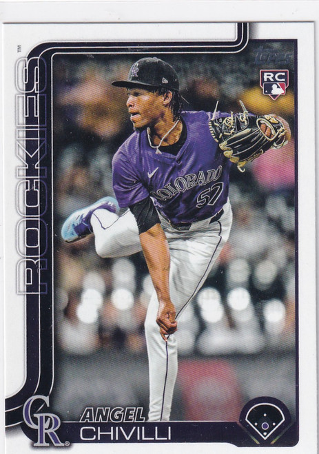 2025 TOPPS SERIES TWO #370 ANGEL CHIVILLI- COLORADO ROCKIES