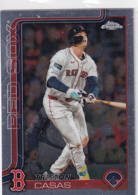 2025 TOPPS CHROME #192 TRISTON CASAS- BOSTON RED SOX