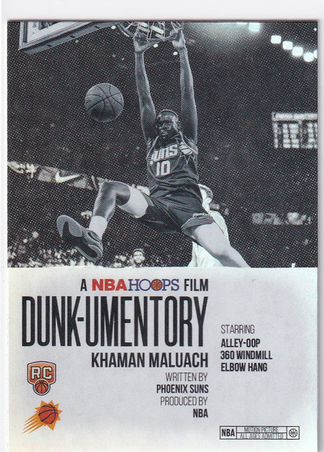 2026 NBA HOOPS #D-15 KHAMAN MALUACH DUNK UMENTORY HOLO- PHOENIX SUNS