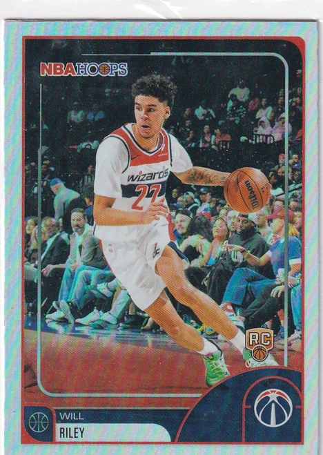 2026 NBA HOOPS #74 WILL RILEY HOLO- WASHINGTON WIZARDS