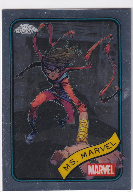 2025 TOPPS CHROME #130 MS MARVEL- MARVEL
