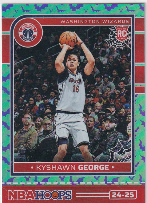 2024-25 HAUNTED HOOPS #274 KYSHAWN GEORGE /399 BATS HOLO- WASHINGTON WIZARDS