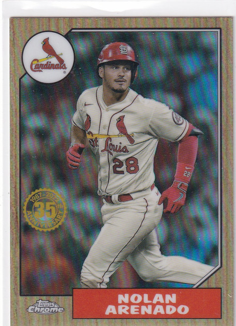 2022 TOPPS CHROME #87BC-5 NOLAN ARENADO- ST LOUIS CARDINALS