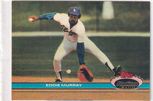 1991 TOPPS STADIUM #177 EDDIE MURRAY- BALTIMORE ORIOLES