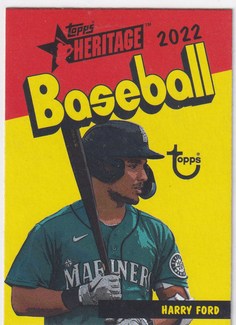 2022 TOPPS #73PC-20 HARRY FORD TOPPS PACK COVER- SEATTLE MARINERS