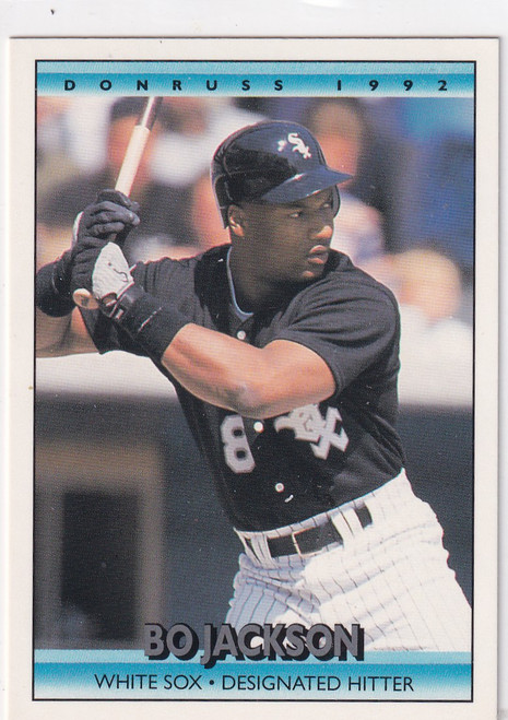 1991 LEAF #470 BO JACKSON- CHICAGO WHITE SOX