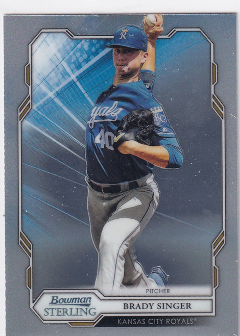 2019 TOPPS BOWMAN STERLING #BPR-48 BRADY SINGER- KANSAS CITY ROYALS