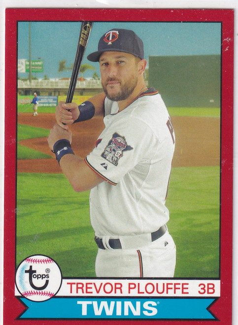 2016 TOPPS #196 TREVOR PLOUFFE RED 48/50- MINNESOTA TWINS