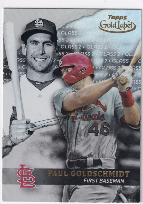 2020 TOPPS GOLD LABEL #88 PAUL GOLDSCHMIDT CLASS 2- ST LOUIS CARDINALS