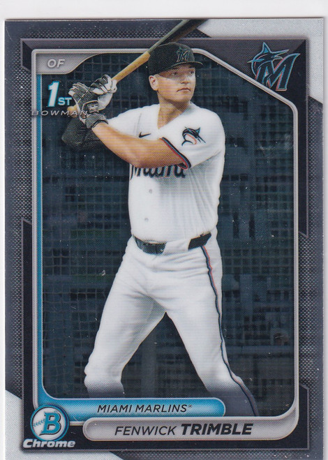 2024 BOWMAN CHROME #BDC-121 FENWICK TRIMBLE- MIAMI MARLINS