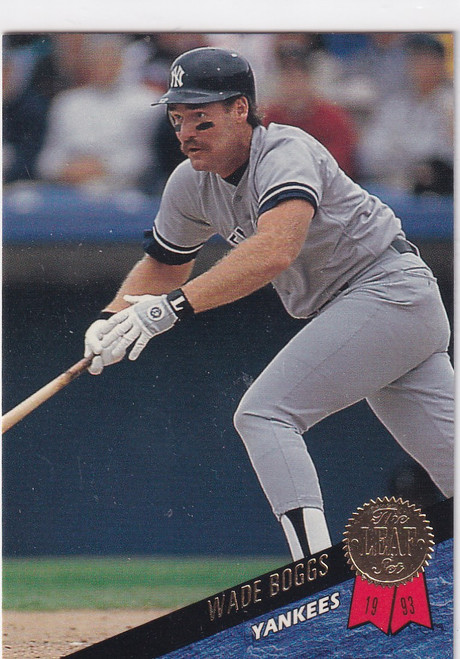 1993 LEAF #285 WADE BOGGS- NEW YORK YANKEES
