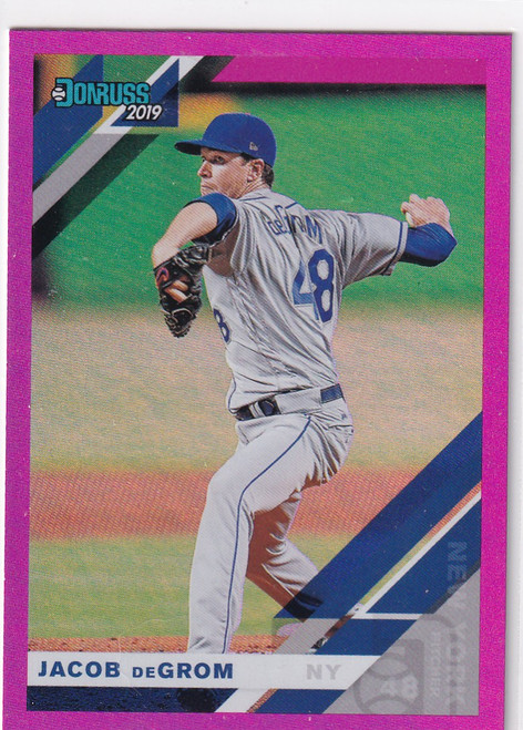 2019 DONRUSS #123 JACOB DEGROM PINK- NEW YORK METS