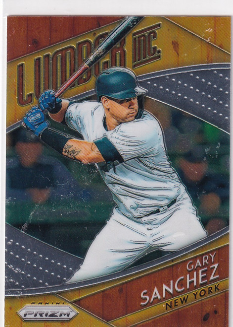 2019 PRIZM #L10 GARY SANCHEZ LUMBERS- NEW YORK YANKEES