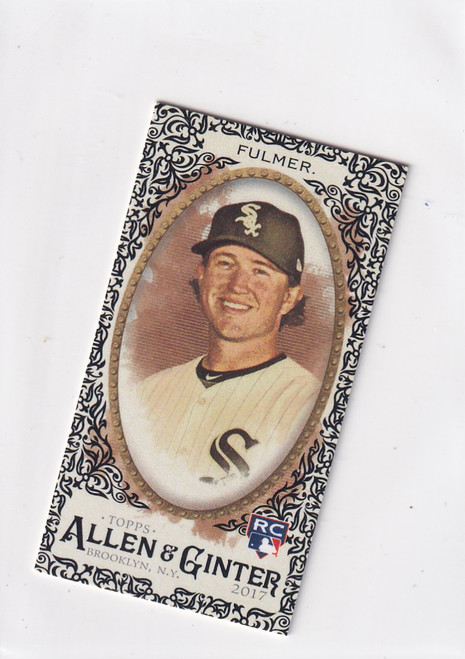 2017 TOPPS ALLEN & GINTER #157 CARSON FULMER- CHICAGO WHITE SOX