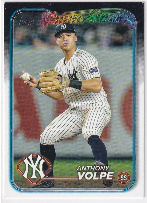 2024 TOPPS SERIES ONE #180 ANTHONY VOLPE FUTURE STARS- NEW YORK YANKEES