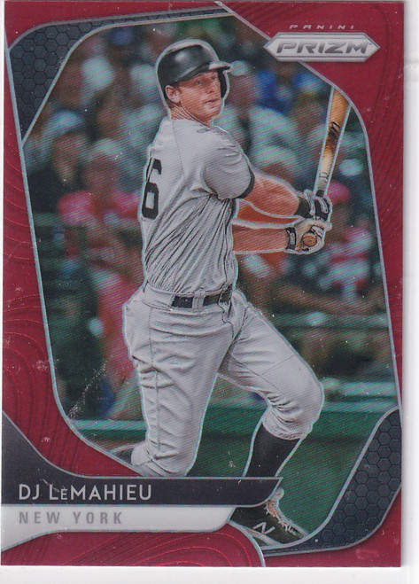 2020 PRIZM #83 DJ LEMAHIEU RED PRIZM- NEW YORK YANKEES