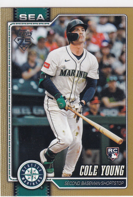 2026 TOPPS SERIES ONE #129 COLE YOUNG /2026- SEATTLE MARINERS