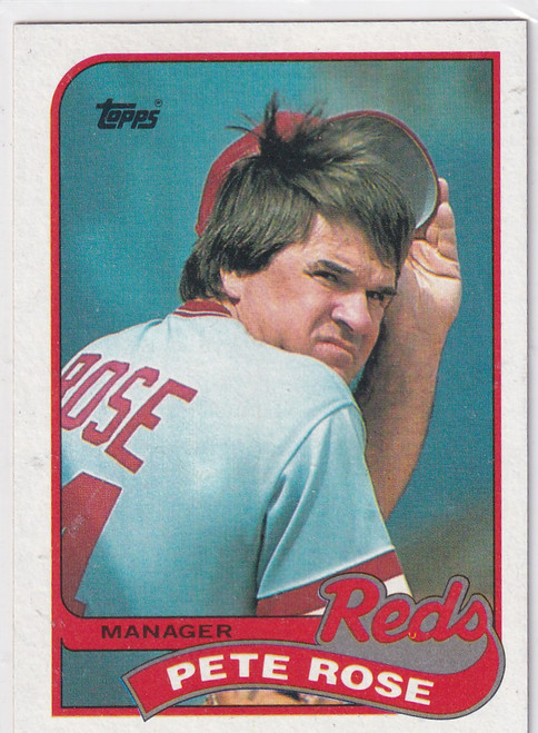 1989 TOPPS #505 PETE ROSE- CINCINNATI REDS