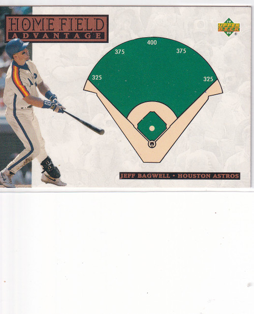 1994 UPPER DECK #272 JEFF BAGWELL HOME FIELD ADVATAGE- HOUSTON ASTROS