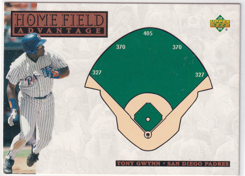1994 UPPER DECK #279 TONY GWYNN HOME FIELD ADVATAGE- SAN DIEGO PADRES