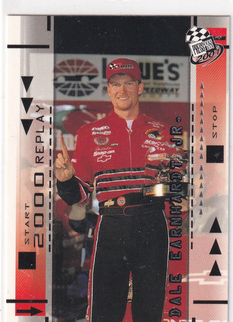 2001 PRESS PASS #64 DALE EARNHARDT JR START STOP- NASCAR