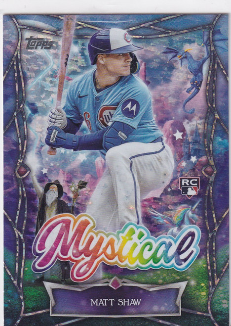2025 TOPPS #MYS-16 MATT SHAW MYSTICAL- CHICAGO CUBS
