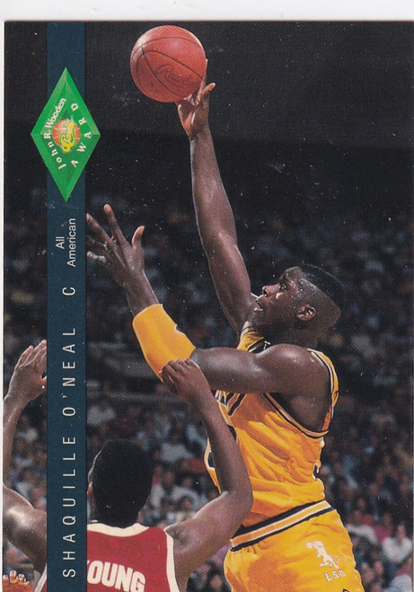 1992 CLASSIC #318 SHAQUILLE ONEAL ALL AMERICAN- ORLANDO MAGIC