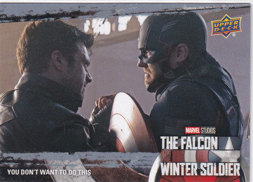 2022 UPPER DECK #57 FALCON & WINTER SOLDIER YOU DON’T WANT TO DO THIS- MARVEL