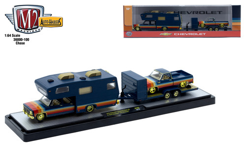 M2 Machines Auto Hauler 100 1975 Chevrolet Cheyenne Super 30 78 Chevy C10 CHASE