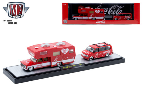 M2 Machines Auto Hauler S05 1975 Chevrolet Cheyenne Super 30 1995 GMC Safari