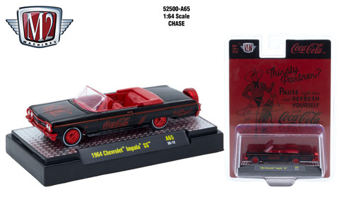 M2 Machines Coca-Cola Release A65 1964 Chevrolet Impala SS CHASE