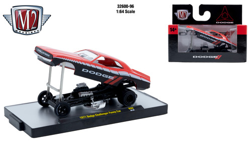 M2 Machines 1:64 Detroit Muscle R96 1971 Dodge Challenger Funny Car